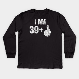 Im 39+F*ck Vintage Kids Long Sleeve T-Shirt